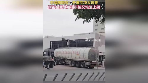 食用油安全風波再起 中儲糧金鼎疑遭污染，官方緊急行動凸顯行業(yè)隱憂
